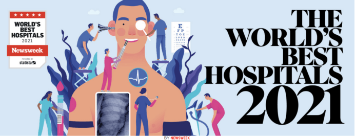 2021年世界最佳医院排行榜
