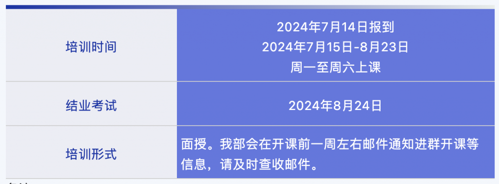 2024年下半年国家公派留学人员外语水平考试安排